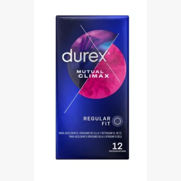 Durex Mutual Climax Regular Fit Preservativos x12
